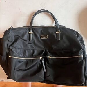 Kate Spade Black Nylon Travel Bag